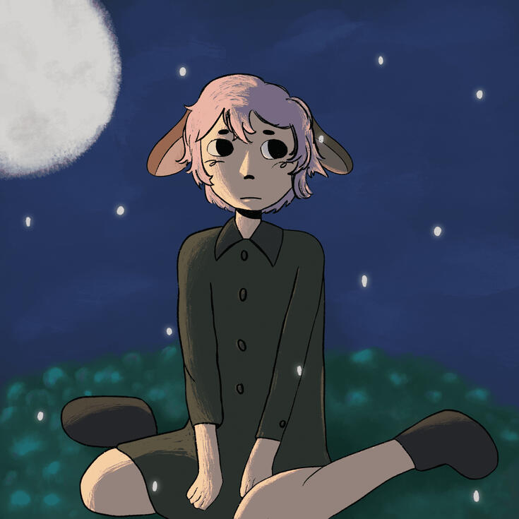 lonely lamb