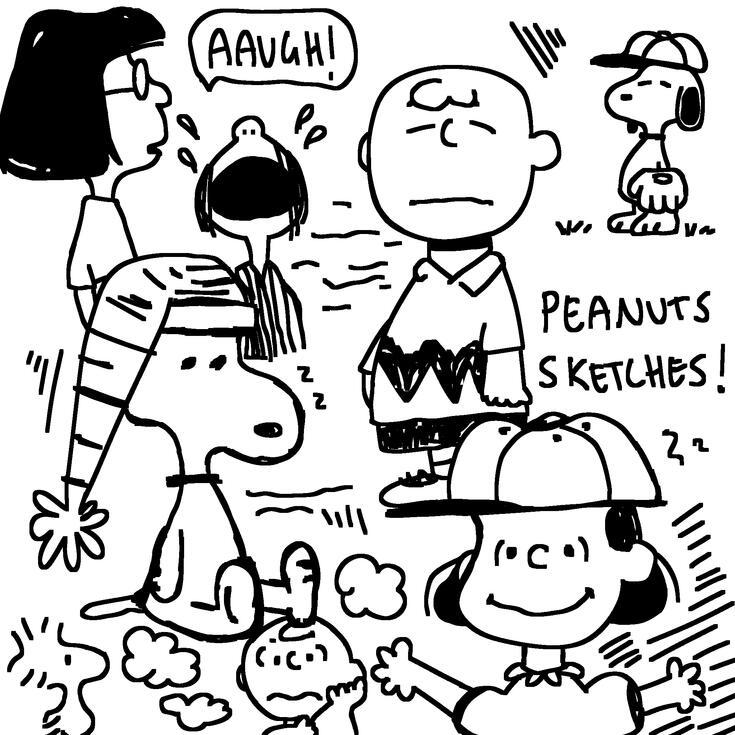 peanuts sketches