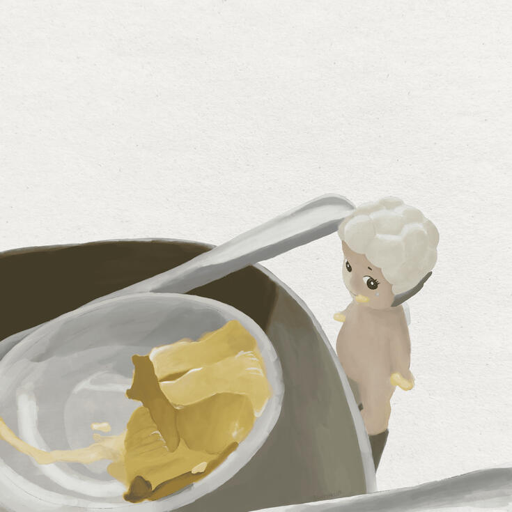 sonny angel devours butter