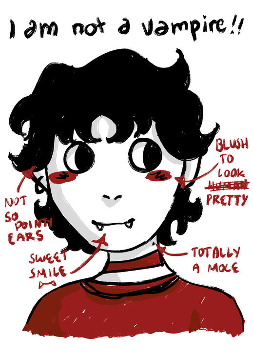 i am not a vampire!!