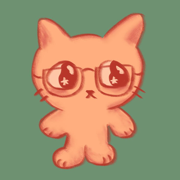 cat self portrait